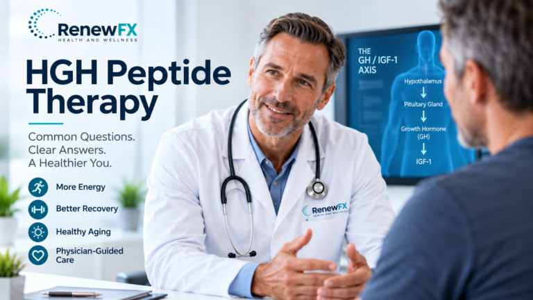 Read more about the article Top Questions about HGH Peptide Therapy