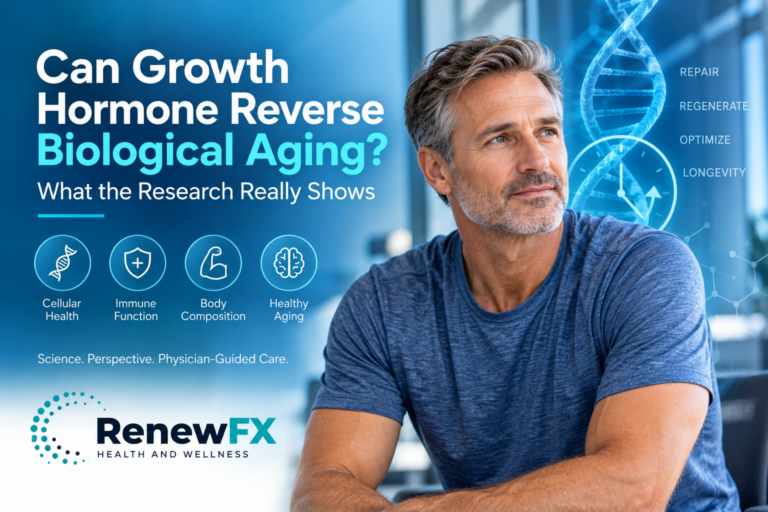 Read more about the article Can Growth Hormone Reverse Biological Aging? What the Research Really Shows