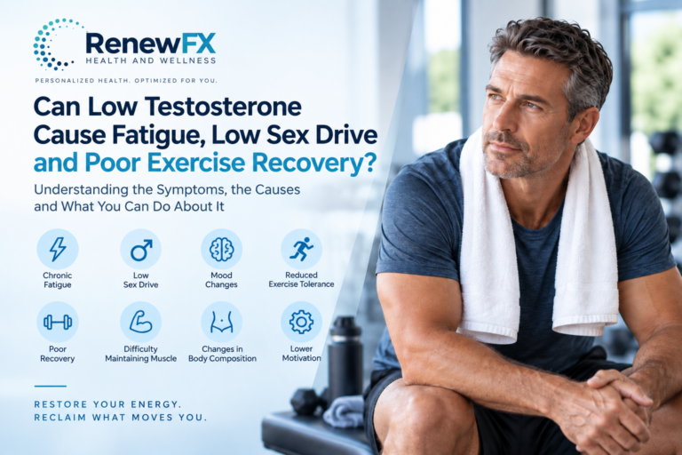 Read more about the article Can Low Testosterone Cause Fatigue, Low Sex Drive and Poor Exercise Recovery?