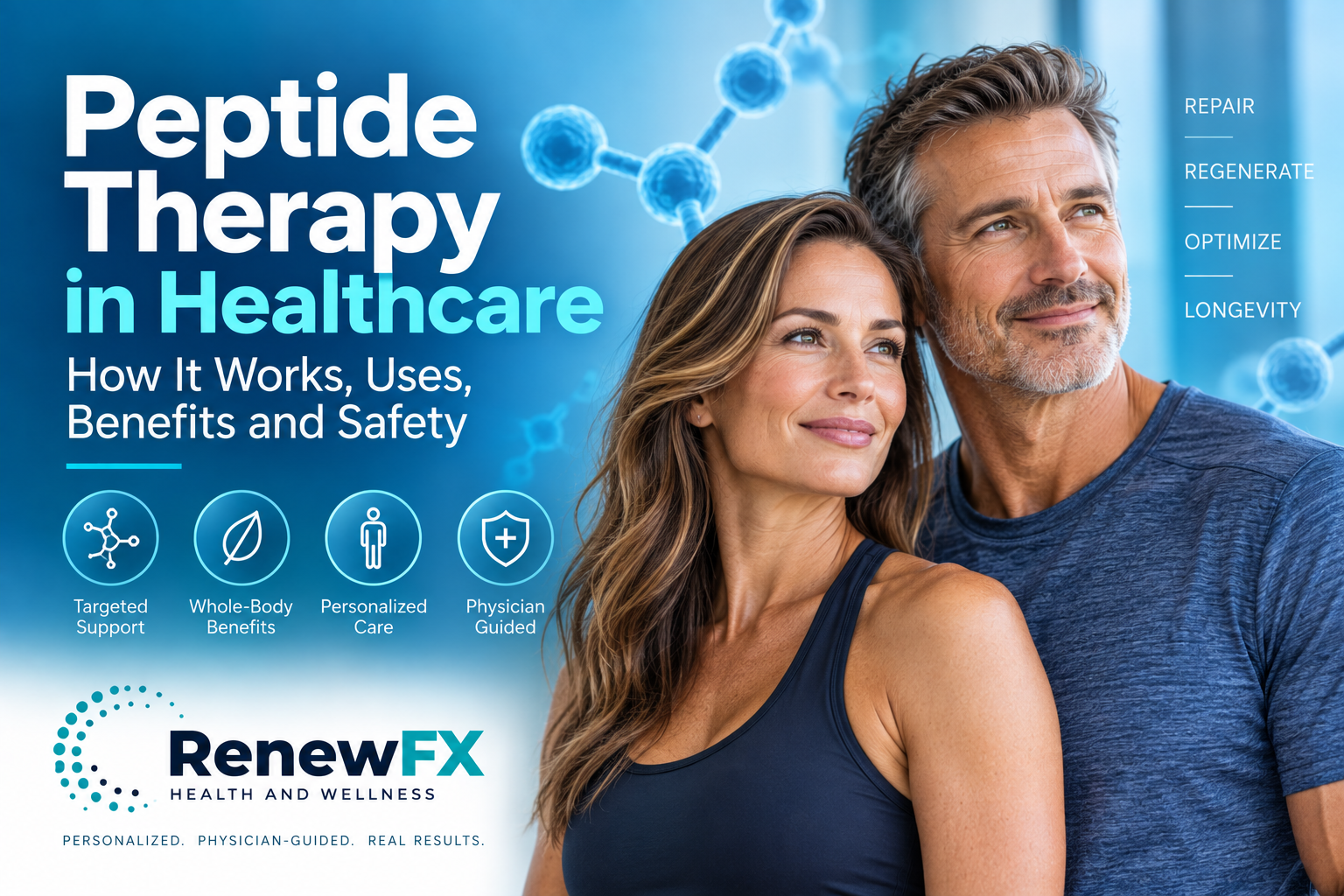 You are currently viewing Peptide Therapy in Healthcare: How It Works, Uses, Benefits and Safety