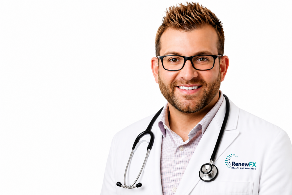 RenewFX physician representing personalized, physician-guided hormone optimization