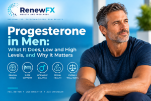 Read more about the article Progesterone in Men: What It Does, Low and High Levels, and Why It Matters
