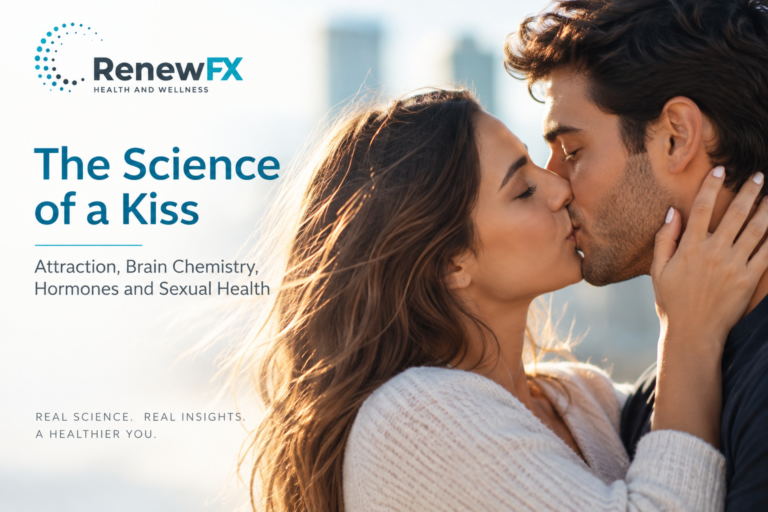 Read more about the article The Science of a Kiss: Attraction, Brain Chemistry, Hormones and Sexual Health